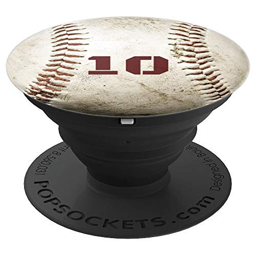Baseball SoftBall Player Number 10 - Gifts Boys Kids Men - PopSockets Grip and Stand for Phones and Tablets Baseball SoftBall Player Number 10 - Gifts Boys Kids Men - PopSockets Grip and Stand for Phones and Tablets