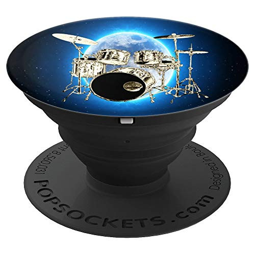 Drums Pop Socket Full Moon Drum Set Drummer Gifts - PopSockets Grip and Stand for Phones and Tablets Drums Pop Socket Full Moon Drum Set Drummer Gifts - PopSockets Grip and Stand for Phones and Tablets