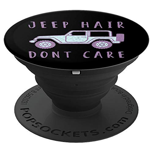 Jeep Hair Don't Care - PopSockets Grip and Stand for Phones and Tablets