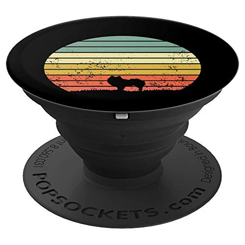 Pomeranian Retro Sunset Dog Lover PopSockets Grip and Stand for Phones and Tablets Pomeranian Retro Sunset Dog Lover PopSockets Grip and Stand for Phones and Tablets