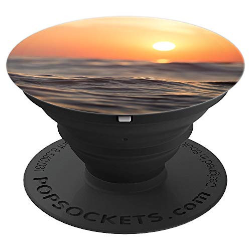 Tropical Ocean Waves Sunset - PopSockets Grip and Stand for Phones and Tablets Tropical Ocean Waves Sunset - PopSockets Grip and Stand for Phones and Tablets