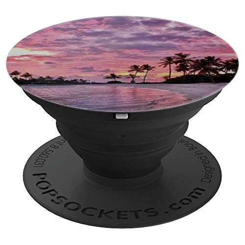 Beautiful Beach Sunset View - PopSockets Grip and Stand for Phones and Tablets