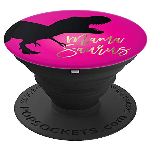 T Rex Dinosaur Mamasaurus Pop Socket Mothers Day Gift Moms - PopSockets Grip and Stand for Phones and Tablets