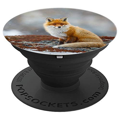 Red Fox Winter Pop Socket Fox Lover Gift - PopSockets Grip and Stand for Phones and Tablets Red Fox Winter Pop Socket Fox Lover Gift - PopSockets Grip and Stand for Phones and Tablets