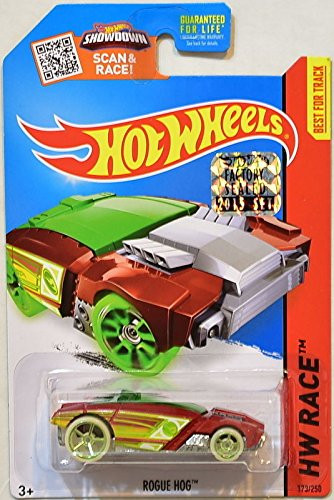 2015 Hot Wheels Regular Treasure Hunt Hw Race - Rogue Hog - Includes Factory Sealed Set Sticker