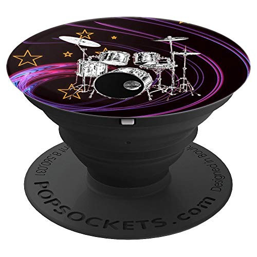 Drums Pop Socket-Stars Drum Set Drummer Gifts - PopSockets Grip and Stand for Phones and Tablets Drums Pop Socket-Stars Drum Set Drummer Gifts - PopSockets Grip and Stand for Phones and Tablets