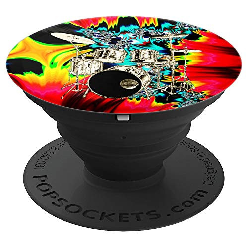 Drums Pop Socket Fractal Drum Set Drummer Gift - PopSockets Grip and Stand for Phones and Tablets Drums Pop Socket Fractal Drum Set Drummer Gift - PopSockets Grip and Stand for Phones and Tablets