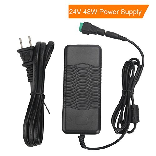 Power Supply Adapter, Signcomplex 24V 2A 48W Power AC Adapter Transformers, Switching Power Supply for LED Strip, Household Electronics, Output 24V DC, 5.5x2.1mm US Plug, UL Listed