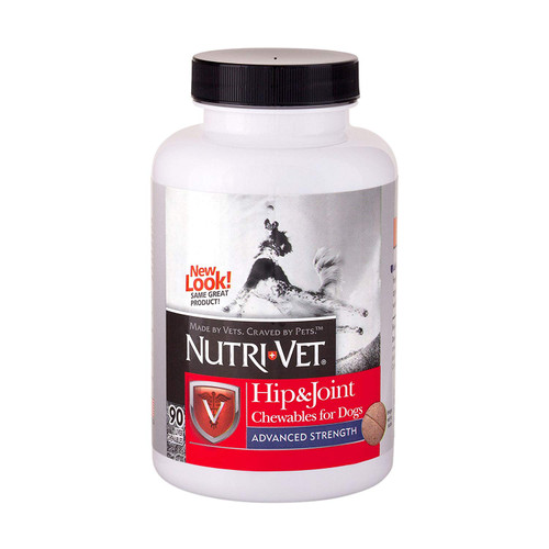 Nutri-Vet Hip & Joint Advanced Strength Chewable Tablets for Dogs