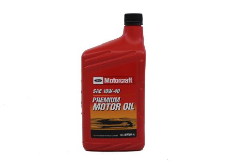 Genuine Ford Fluid XO-10W40-QP SAE 10W-40 Premium Motor Oil - 1 Quart Bottle