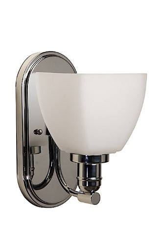 Artcraft Lighting Shine 1-Light Bathroom Vanity Light, Polished Chrome