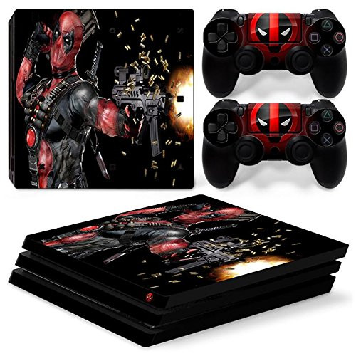 ZoomHit Ps4 PRO Playstation 4 PRO Console Skin Decal Sticker Superhero + 2 Controller Skins Set (Pro Only)