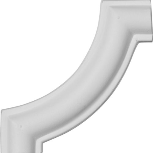 Ekena Millwork PML03X03TR-CASE-4 3 1/8 inch W x 3 1/8 inch H Traditional Panel Moulding Corner (4-Pack),