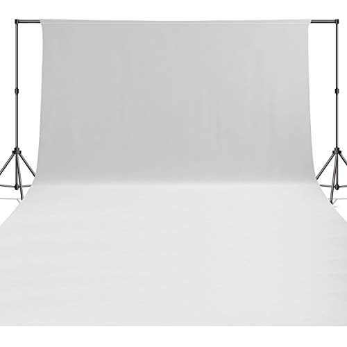 ISSUNTEX (6X9 ft, White) Background 100% Pure Muslin Backdrop,Photo Studio,Collapsible High Density Screen for Video Photography and Television ISSUNTEX (6X9 ft, White) Background 100% Pure Muslin Backdrop,Photo Studio,Collapsible High Density Screen for Video Photography and Television