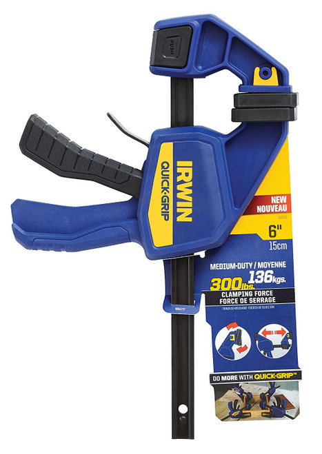 IRWINQUICK-GRIPOne-Handed Bar Clamp, Medium-Duty, 6', 1964717