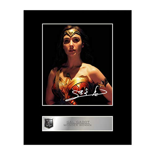 iconic pic Gal Gadot, Wonder Woman Signed Mounted Photo Display Justice League #2 Autographed Gift Picture Print