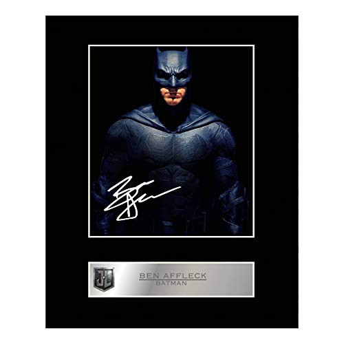 iconic pic Ben Affleck Signed Mounted Photo Display Batman Justice League #2 Autographed Gift Picture Print