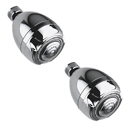 Niagara N2915CH Earth Massage 1.5 GPM Chrome Showerhead 2-Pack