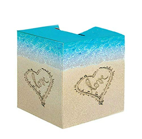 Creative Converting Wedding Card Box, Beach Love (2-Pack)