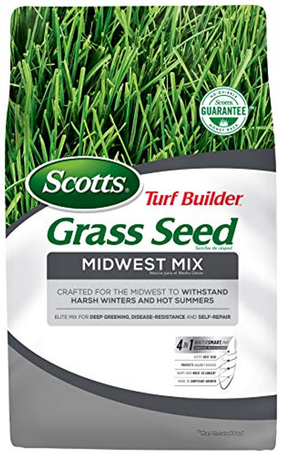 Scotts Turf Builder Grass Seed - Midwest Mix, 3-Pound (Not Sold in CA, LA)