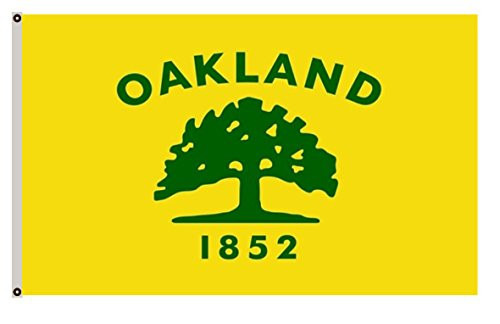 Fyon Large City of Oakland California Flag 3X5Ft