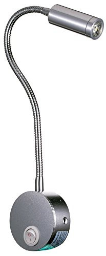 Flexible Gooseneck Wall Mount Reading Lamp Light Led Wall Sconce Lamp Lighting for Bedroom Bedside Reading 3 Watts (Warm White Lighting)