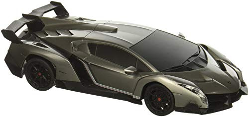 RW 1/24 Scale Lamborghini Veneno Car Radio Remote Control Sport Racing Car RC,Silver