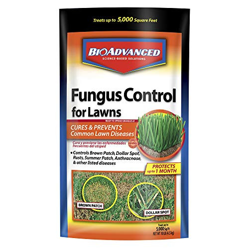 BioAdvanced 701230A Fungus Control Cures & Prevents Lawn Diseases, 10-Pound Granules