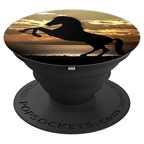 Beautiful Horse Silhouette In The Sunset Phone Socket - PopSockets Grip and Stand for Phones and Tablets Beautiful Horse Silhouette In The Sunset Phone Socket - PopSockets Grip and Stand for Phones and Tablets