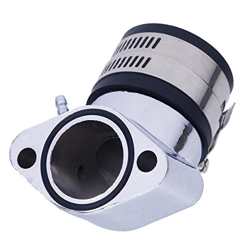 Glixal ATKS-018 GY6 125cc 150cc Alloy High Performance Racing Intake Manifold for 152QMI 157QMJ 4-Stroke Engine Scooter Moped ATV Go Kart