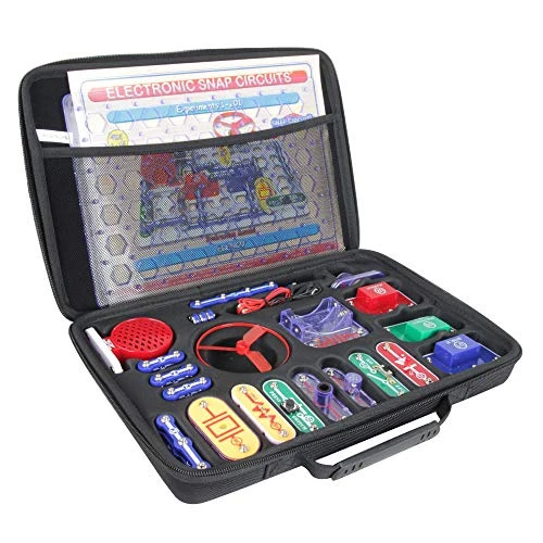Hermitshell Hard Travel Case for Snap Circuits Jr. SC-100 Electronics Exploration Kit