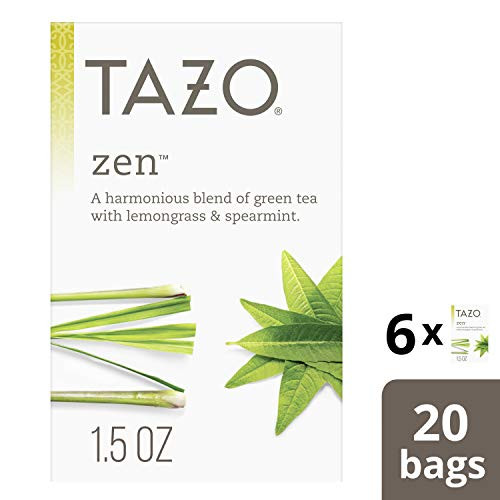 Tazo  Zen Tea Green Tea Bag 20 count, pack of 6