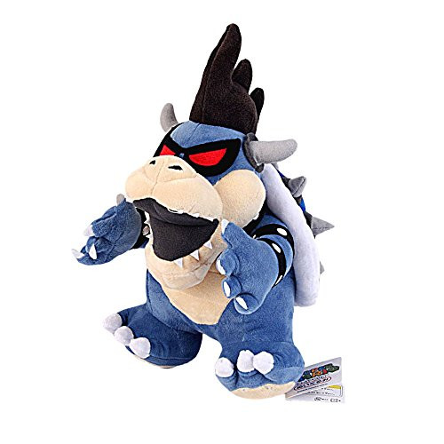 FiraDesign Mario Bros Dark Koopa Bowser Plush 12"