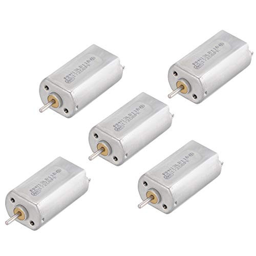 uxcell DC Motor 6V 9000RPM 0.02A Electric Motor Round Shaft for RC Boat Toys Model DIY Hobby 5Pcs