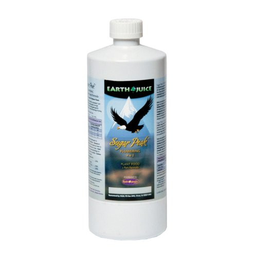 HydroOrganics HOSPFQT Earth Juice Sugar Peak 2-4-5 Flowering , 1-Quart