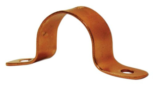 Plumber's Choice 91293 Copper Tube Strap, 2-Hole, 1-1/4-Inch (10-Pack)