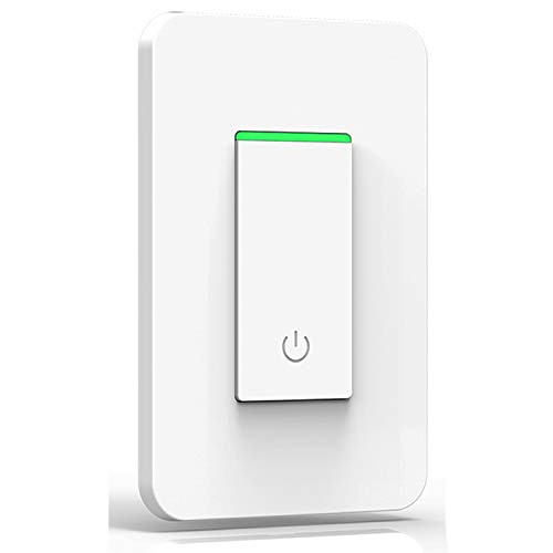 Smart WiFi Light Switch, Joso Alexa Wireless Light Switch Remote Control Timing Function No Hub Required, Compatible with APP, Google Home Assistant & Echo Dot