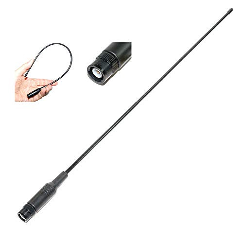 AEcreative BNC Wide-Band Scanner Antenna for Uniden BCD325P2 BC75XLT BC125AT Whistler TRX-1 WS1080 WS1040 WS1010 RadioShack Pro Icom IC-R30 AOR Alinco DJ-X2000