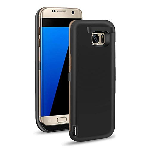 BIGFOX Samsung Galaxy S7 Edge Battery Case - 6500mAh Ultra Slim Rechargeable Extended Battery Charging Case Samsung Galaxy S7 Edge, Charger Case Power Bank Case Kickstand & 4 LED Indicator