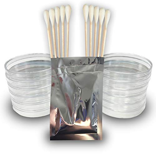 Amazing Bacteria Science Kit 3 - Nutrient Agar Powder, Petri Dishes, & Swabs - Science Fair Project Kit - Autoclave or Pressure Cooker Recommended - W/Experiment Ebook - Learn Microbiology Now Amazing Bacteria Science Kit 3 - Nutrient Agar Powder, Petri Dishes, & Swabs - Science Fair Project Kit - Autoclave or Pressure Cooker Recommended - W/Experiment Ebook - Learn Microbiology Now