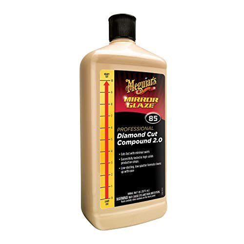 Meguiars M8532 Mirror Glaze Diamond Cut Compound 2.0, 32 Fluid Ounces Meguiars M8532 Mirror Glaze Diamond Cut Compound 2.0, 32 Fluid Ounces