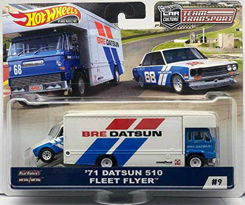Hot Wheels Car Culture Team Transport '71 Datsun 510 Fleet Flyer Hot Wheels Car Culture Team Transport '71 Datsun 510 Fleet Flyer