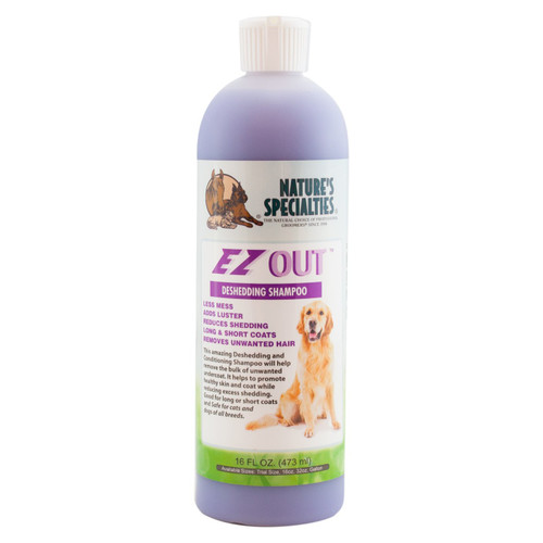 Nature's Specialties EZ Out Detangling Pet Shampoo, 16-Ounce