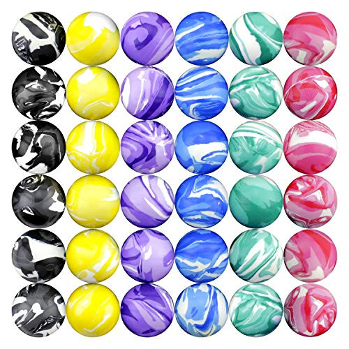 Hi Bouncing Balls 27 mm Mega Assorted Mixed Superball Balls in Bulk for Vending Machines Great for Kids Novelty Prizes Gifts in Bulk 250 pcs Rubber Large Bulk Bouncy Balls (Varicoloreded Mix 1.02")