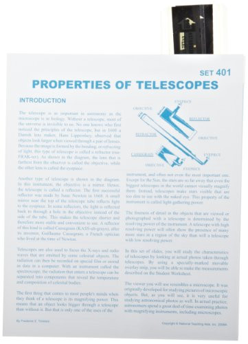 American Educational Properties Of Telescopes Astroslide Chart Set (Box of 10)