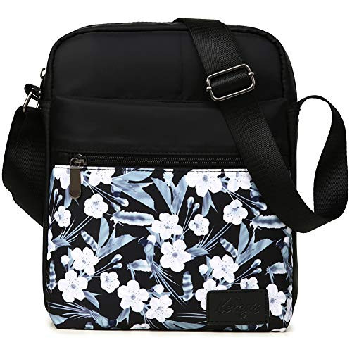 Kemy's Girls Crossbody Purse Floral Small Crossbody Bags for Teen Girls Shoulder Messenger Tween Purses Traveling Gifts