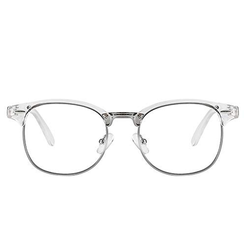 Cyxus Blue Light UV Blocking Computer Glasses, Anti Eye Strain Eyewear (8056T34?Crystal)