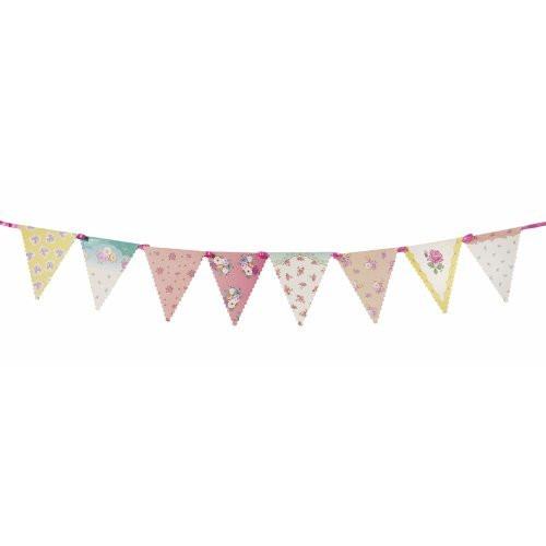 Talking Tables Truly Scrumptious Floral Hanging Garland for a Tea Party, Wedding or Birthday, Multicolor (2 Pack)