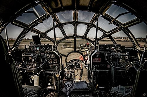 Super Fortress Cockpit by Chris Lord Photo Art Print Huge Large Giant Poster Art 36x54 inch Super Fortress Cockpit by Chris Lord Photo Art Print Huge Large Giant Poster Art 36x54 inch