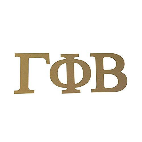 Gamma Phi Beta Sorority 7.5 Inch Unfinished Wood Letter Set Gamma phi